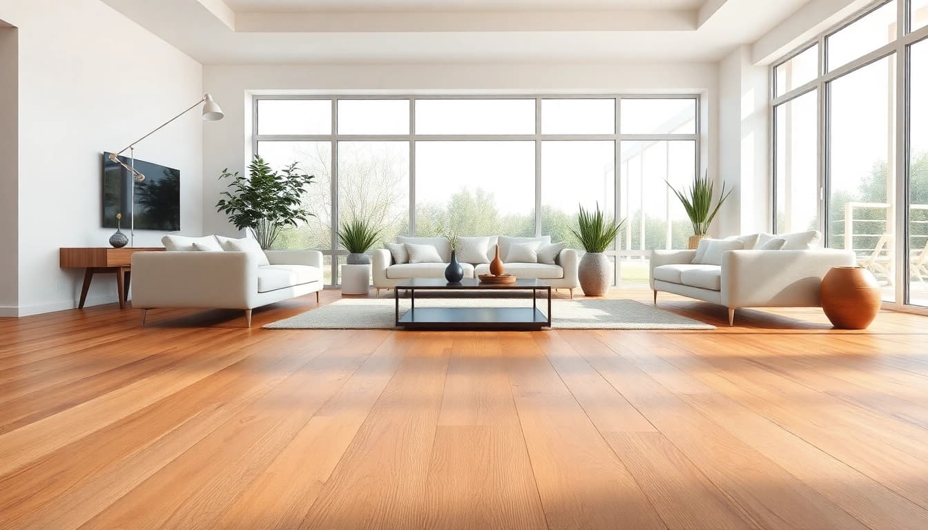 Enhance your space with beautiful wholesale vinyl plank flooring seamlessly integrated into modern interior design.