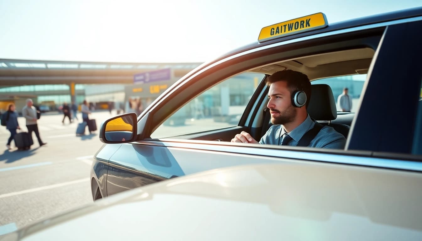 Taxi service from Heathrow to Gatwick efficiently transporting travelers with ease.