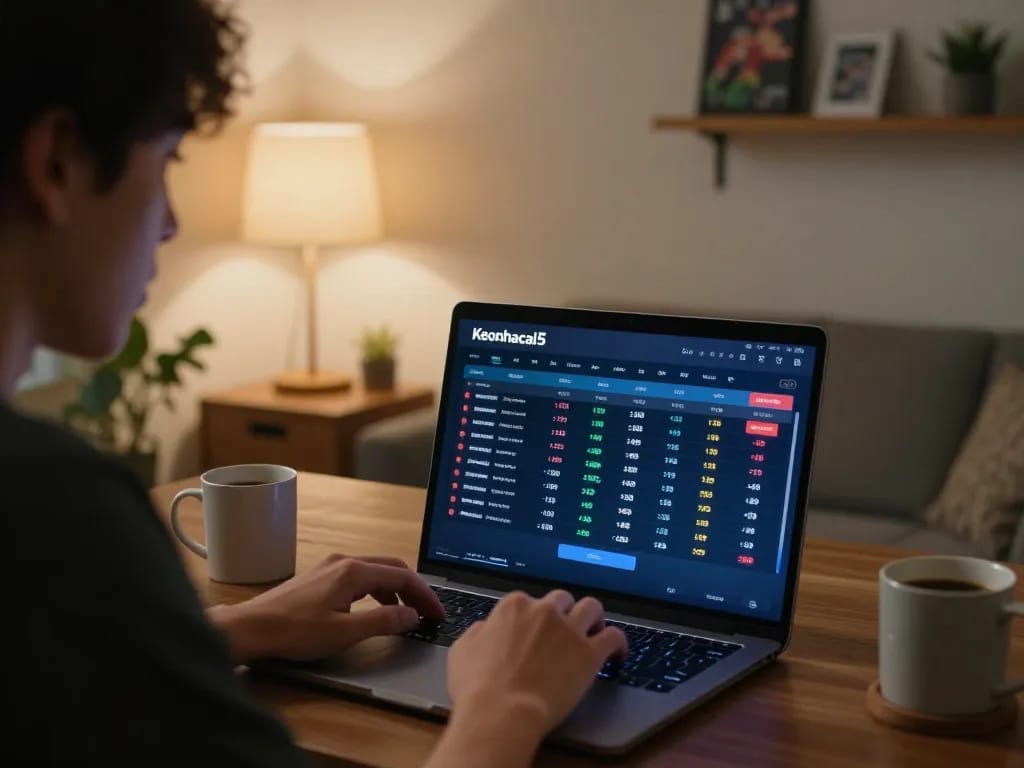 Engaging in online sports betting using Keonhacai5 interface for accurate odds.