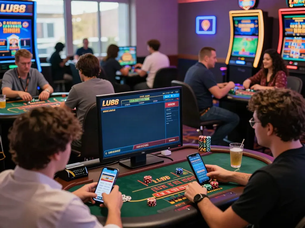 Dynamic online gaming environment at https://lu88.vote/ showcasing diverse players engaged in various betting activities.