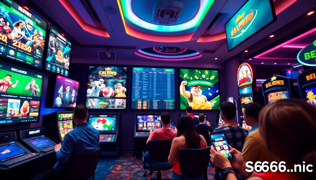 Exciting online betting interface at S666.nyc showcasing diverse gaming options.