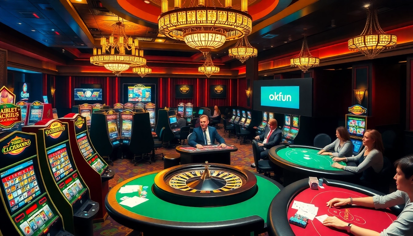 Experience the thrill of okfun with exciting casino games, vibrant slot machines, and poker action.