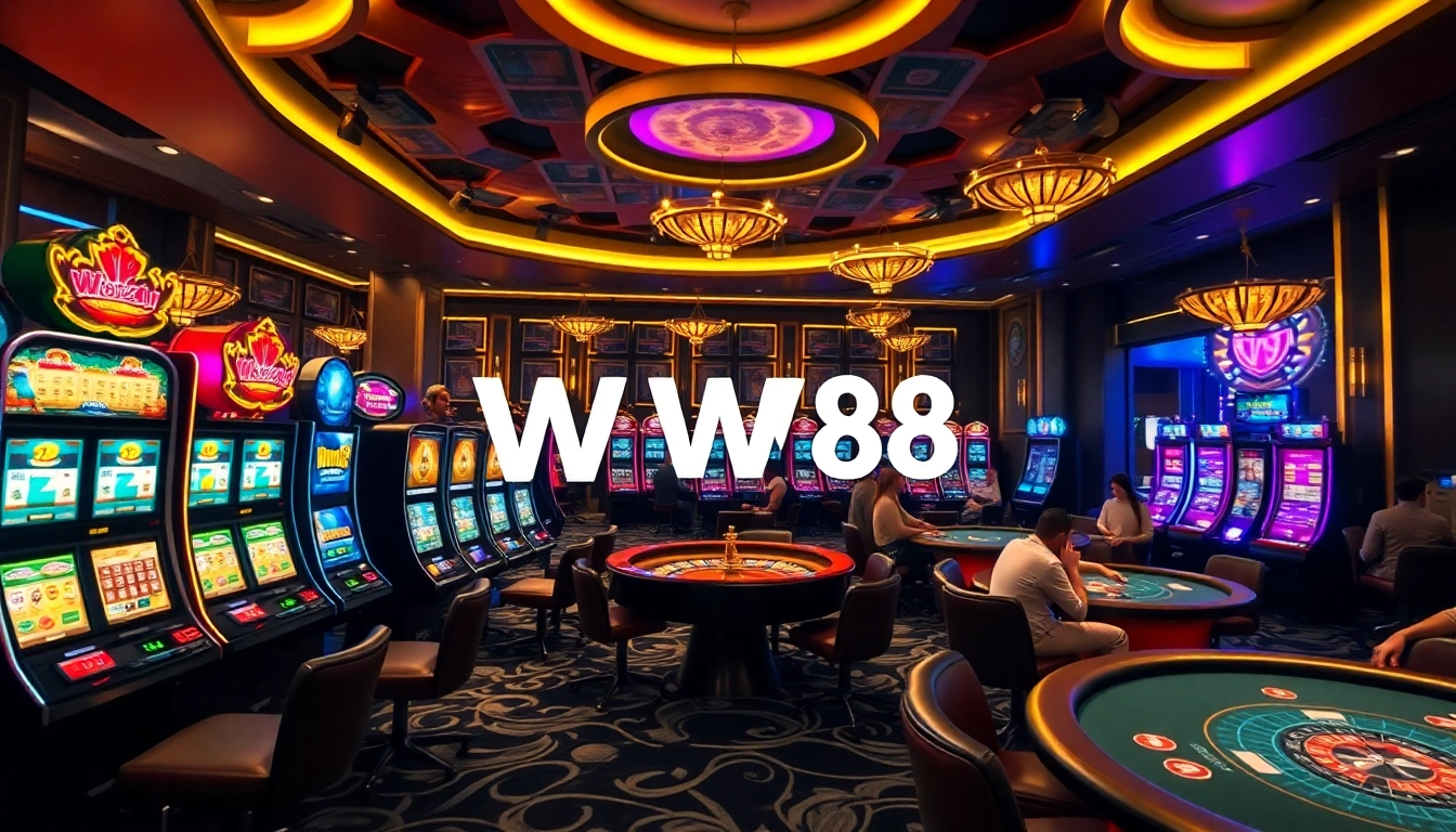 Experience the thrill of W W88 while playing on vibrant casino games and roulette.