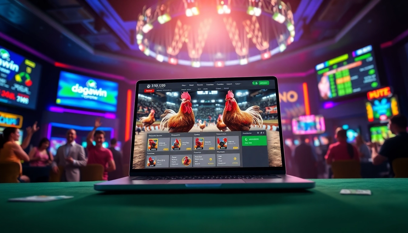 Experience live cockfighting and betting excitement on dagawin.live